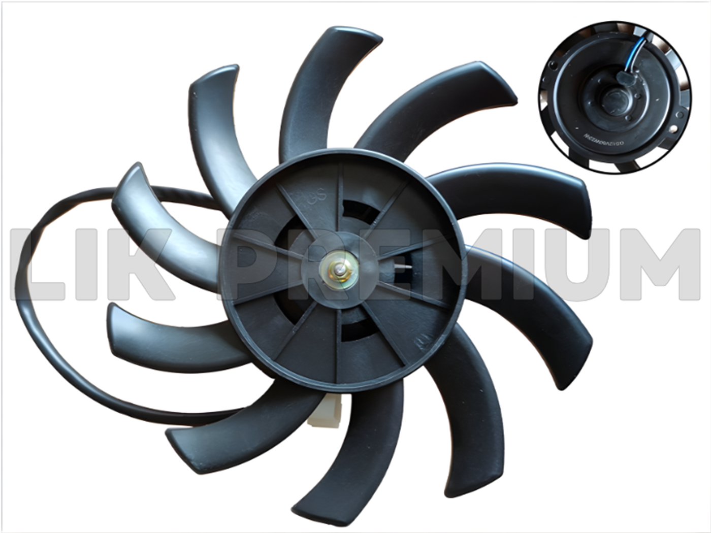 VENTILADOR DE RADIADOR 250/300(12V60W-10PALAS)