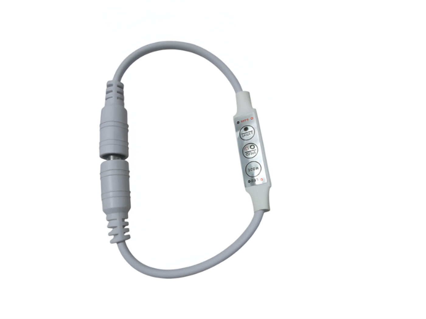 SWITCH DE FLASHEO + CONECTORES HEMBRA Y MACHO DC-03