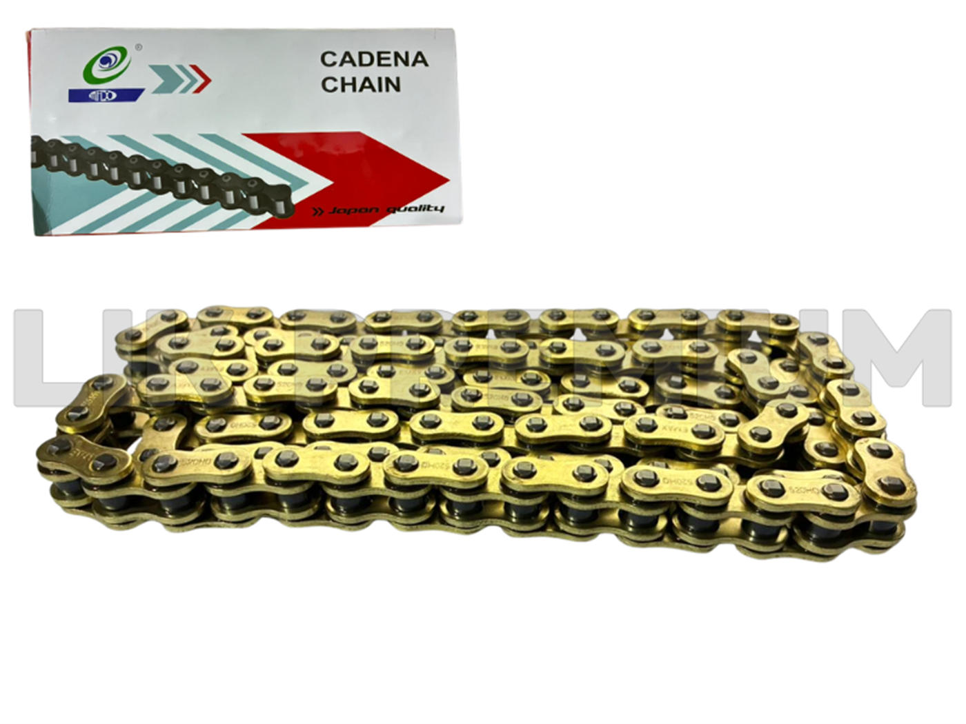 CADENA 520H 120L C/O-RING PREMUM DORADO