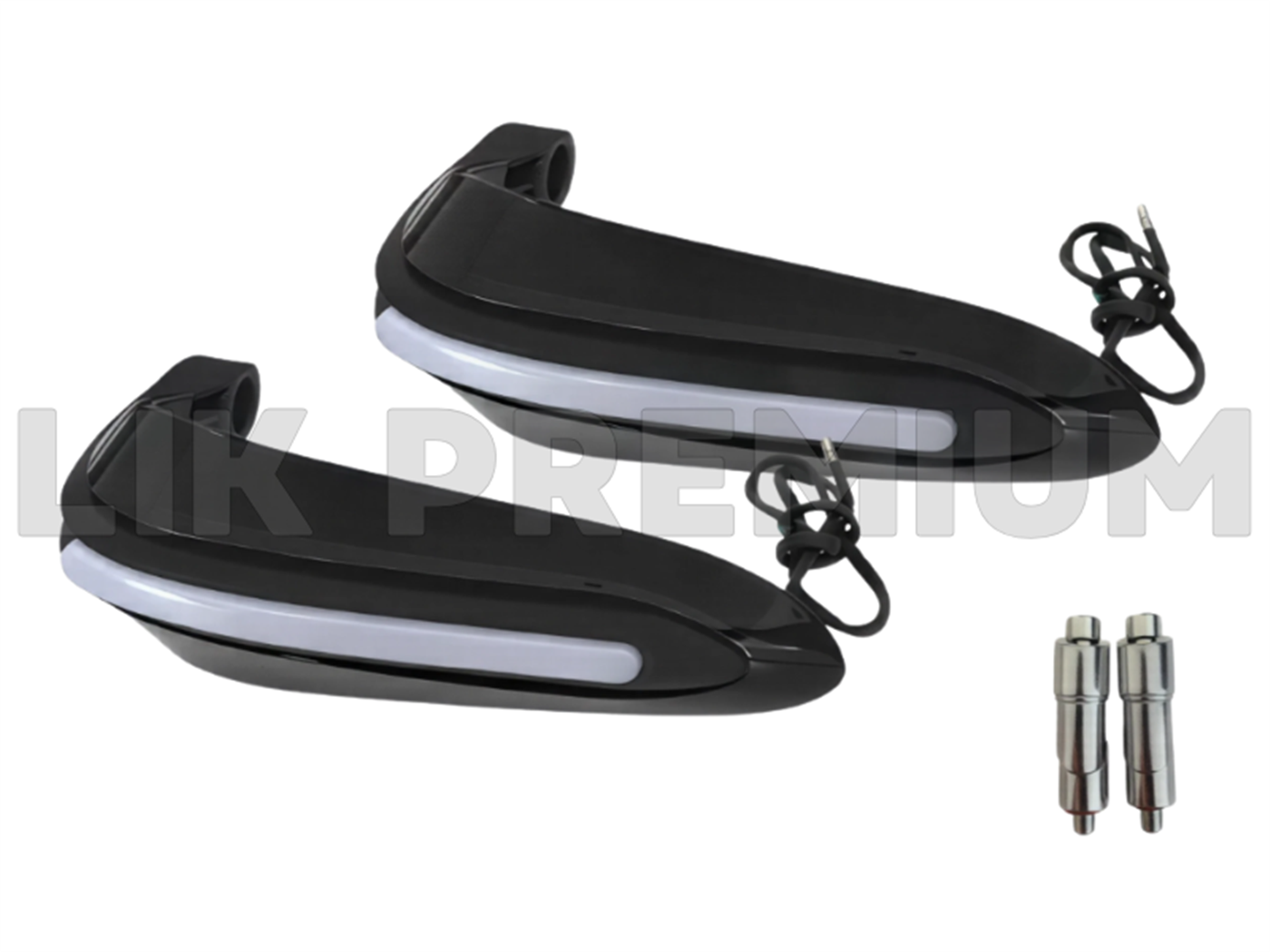 MANOPLA LED NEGRO TRANSLÚCIDO