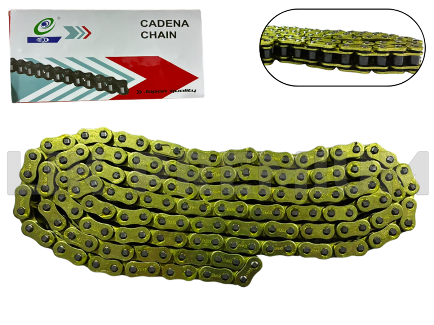 CADENA 428H 150L C/O-RING PREMUM DORADO