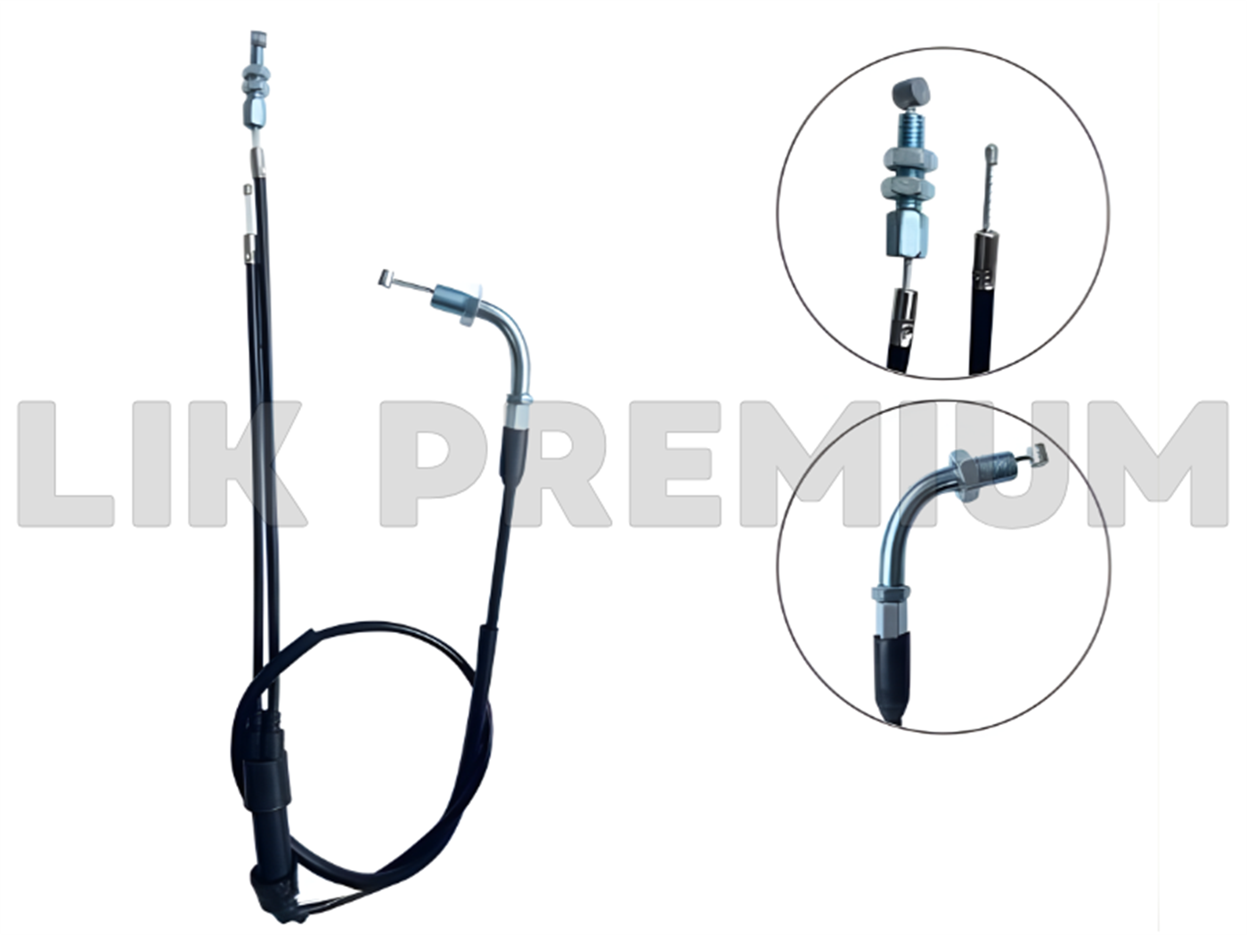 CABLE ACELERADOR DOBLE INYECTOR(1M)