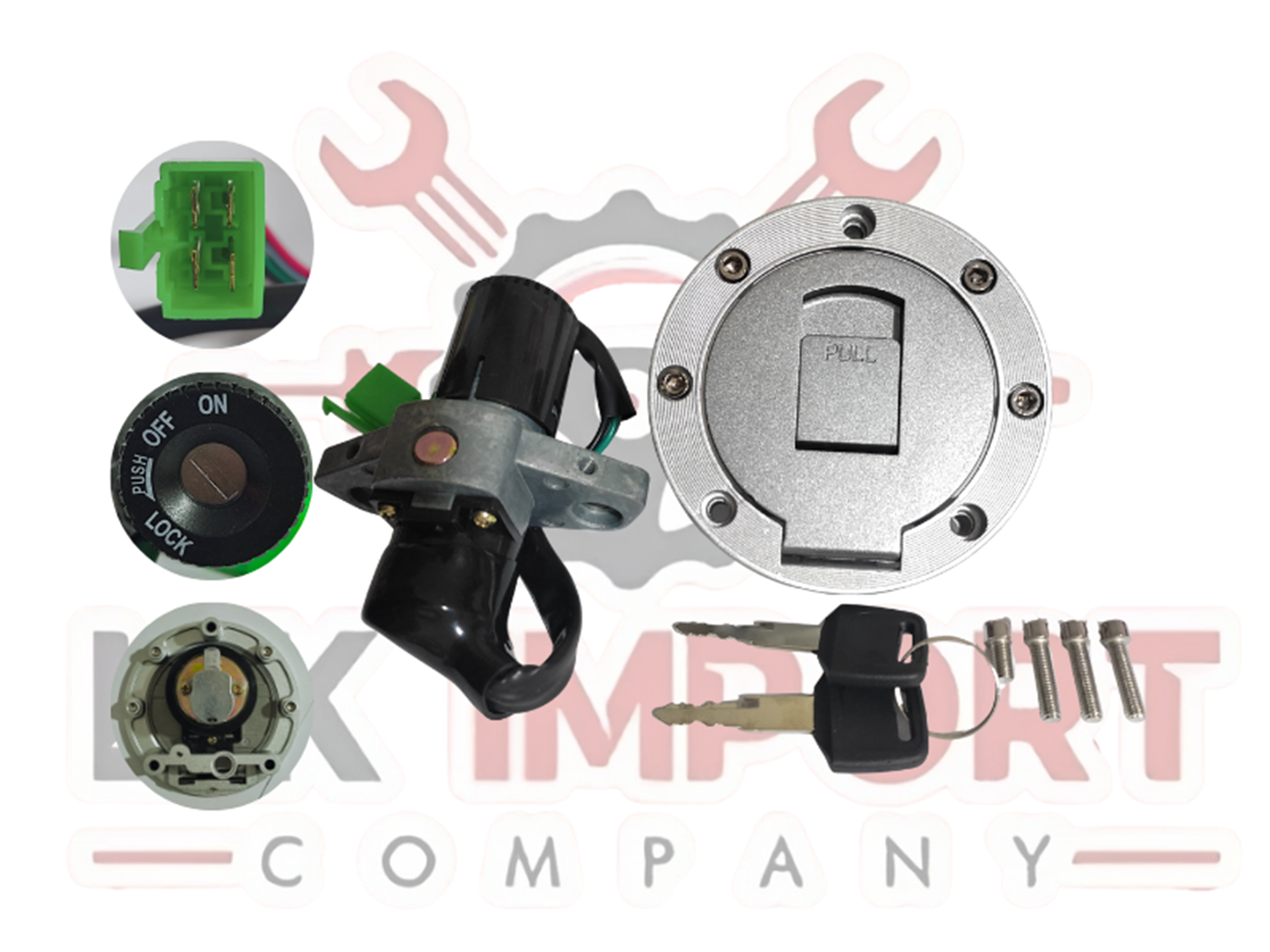 CHAPA CONTACTO + TAPA TANQUE