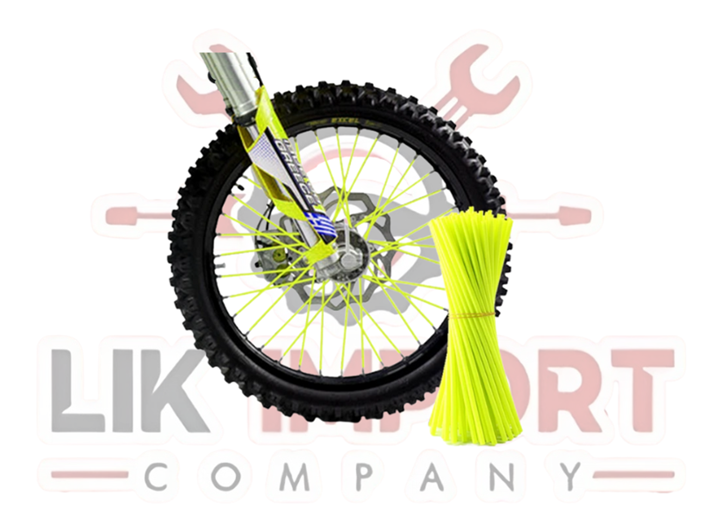 ADORNO P/ARO DE RAYO 24CM AMARILLO LIMÓN 72PZS 