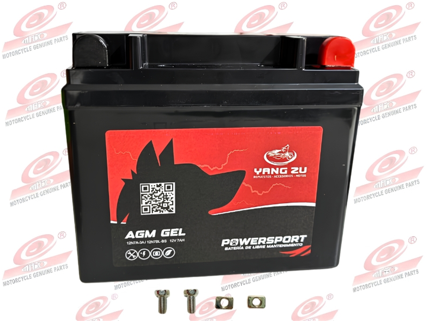 BATERIA 12N7A-3A / 12N7BL-BS (AGM /GEL) 12V 7AH (59X147X130MM)
