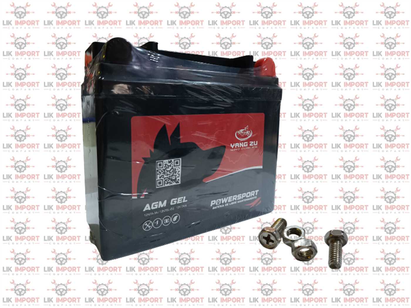 BATERIA 12N7A-3A / 12N7BL-BS (AGM /GEL) 12V 7AH (59X147X130MM)