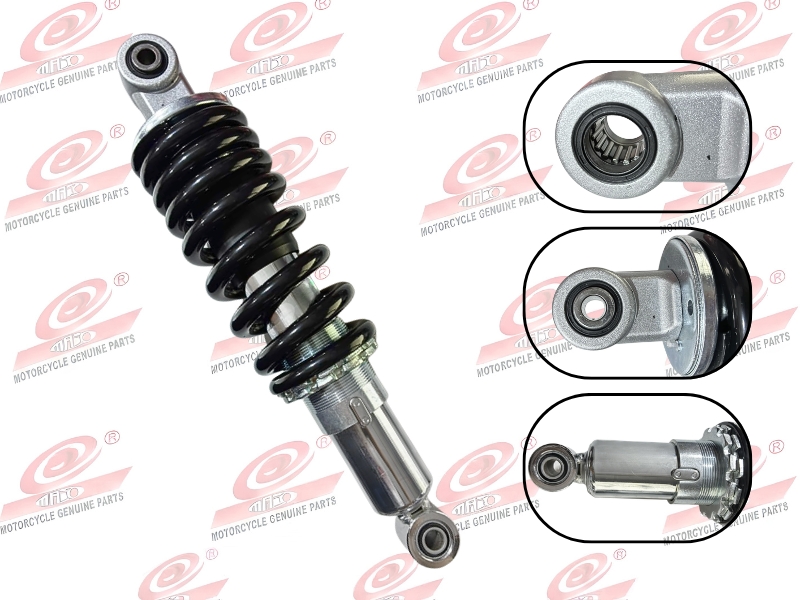 MONOSHOCK REFORZADO(C/REGULADOR)(C/CANASTILLA)(320MM,10/10MM,9V,12MM)CROMO/NEGRO