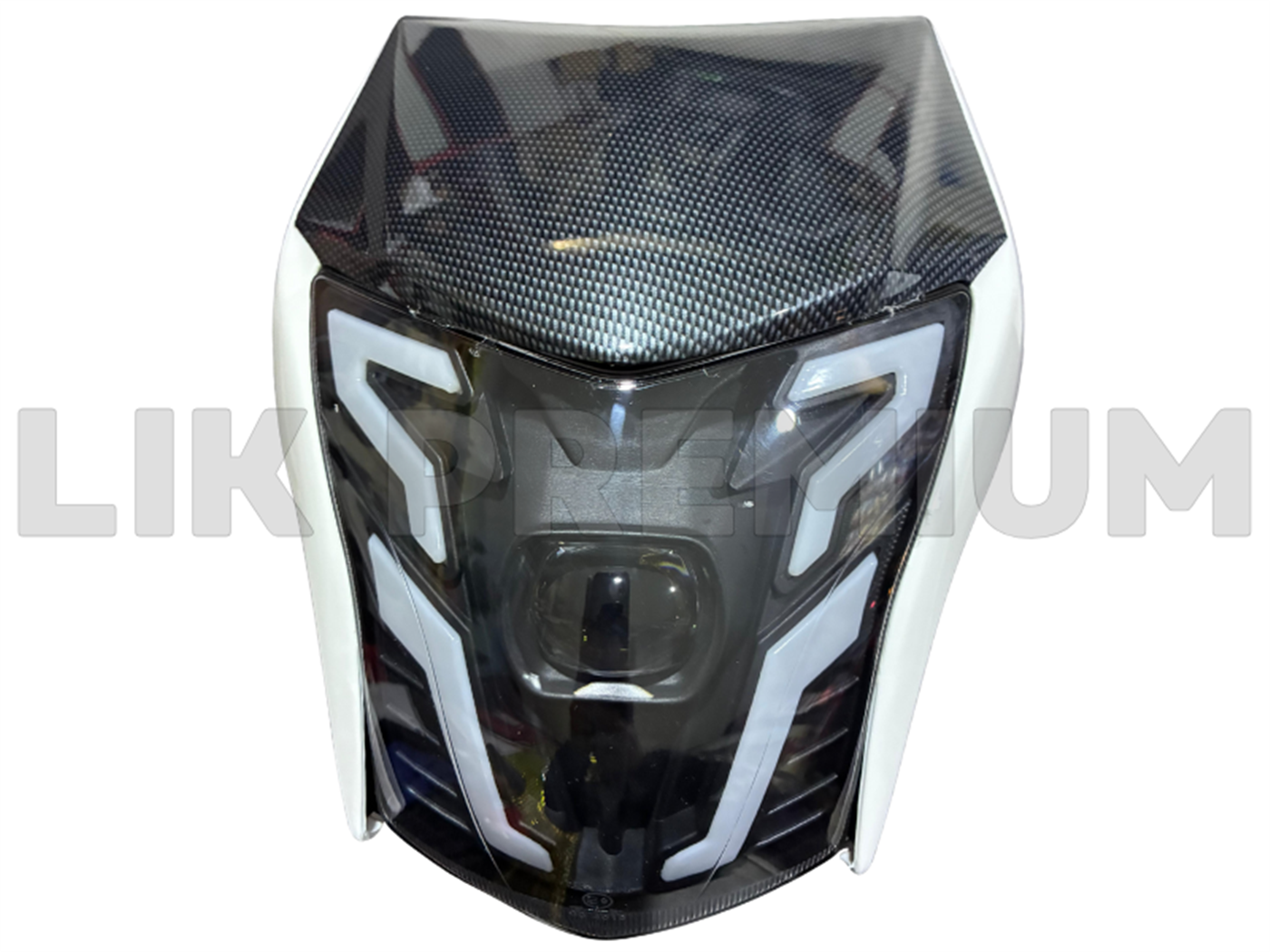 MASCARA C/FARO DELANT. LED BLANCO/GRIS