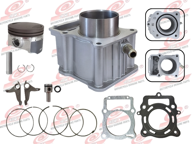 CILINDRO VARILLERO(250CC,67MM,16MM)(AGUA)(S/ALETA)(M.DELGADA)(PISTON TEFLON,ANILLO DY PVD + VARILLAS)GRIS