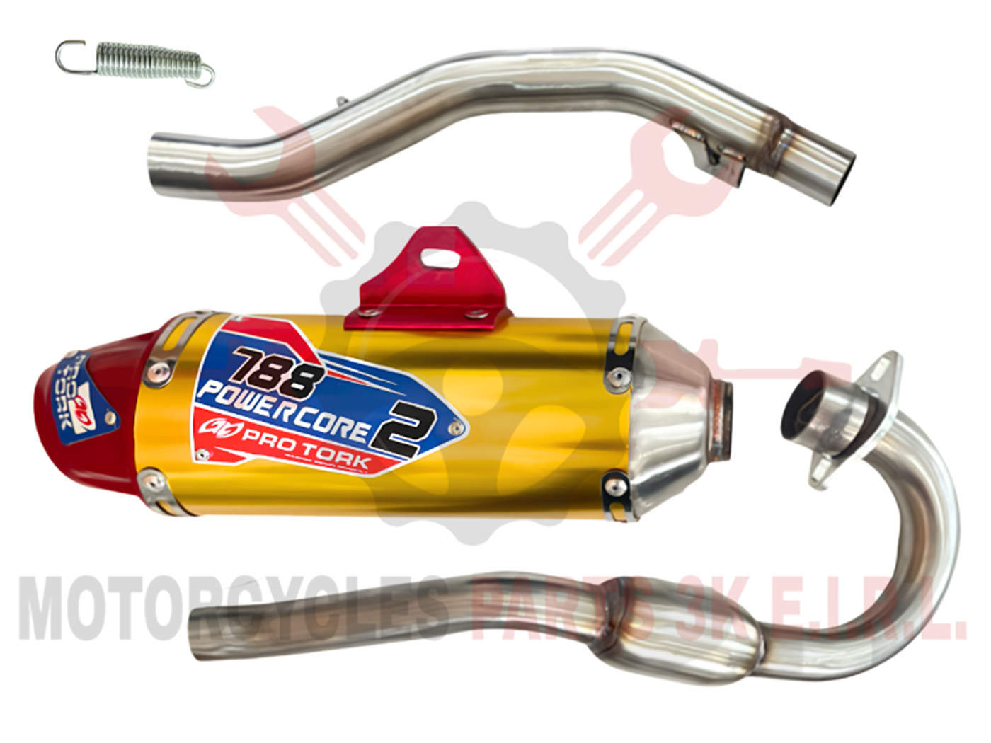 TUBO DE ESCAPE AMARILLO (PRO TORK)