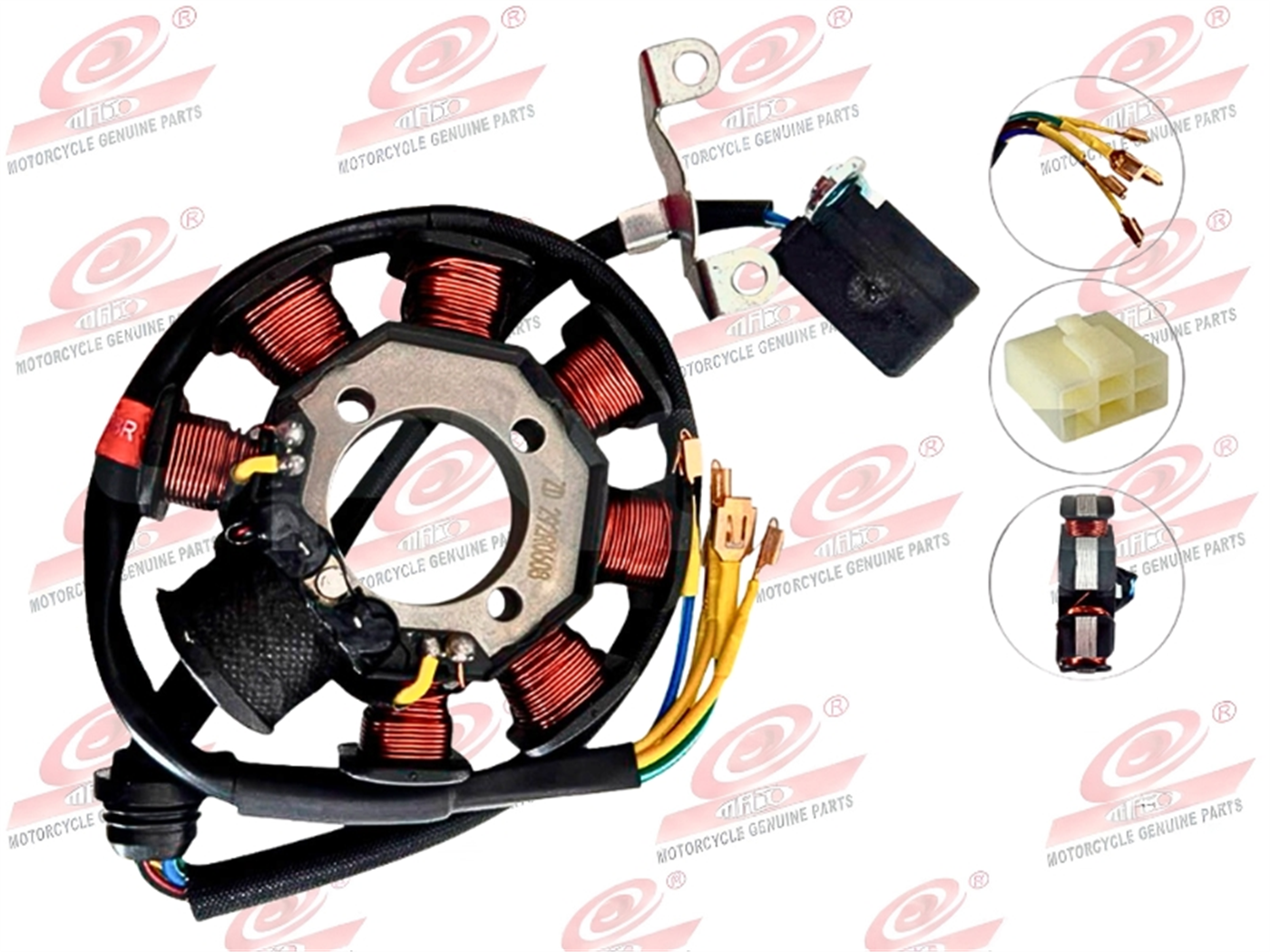 ALTERNADOR (8P,3H,32MM,88MM,26MM,MONOFASICO,300OHM)
