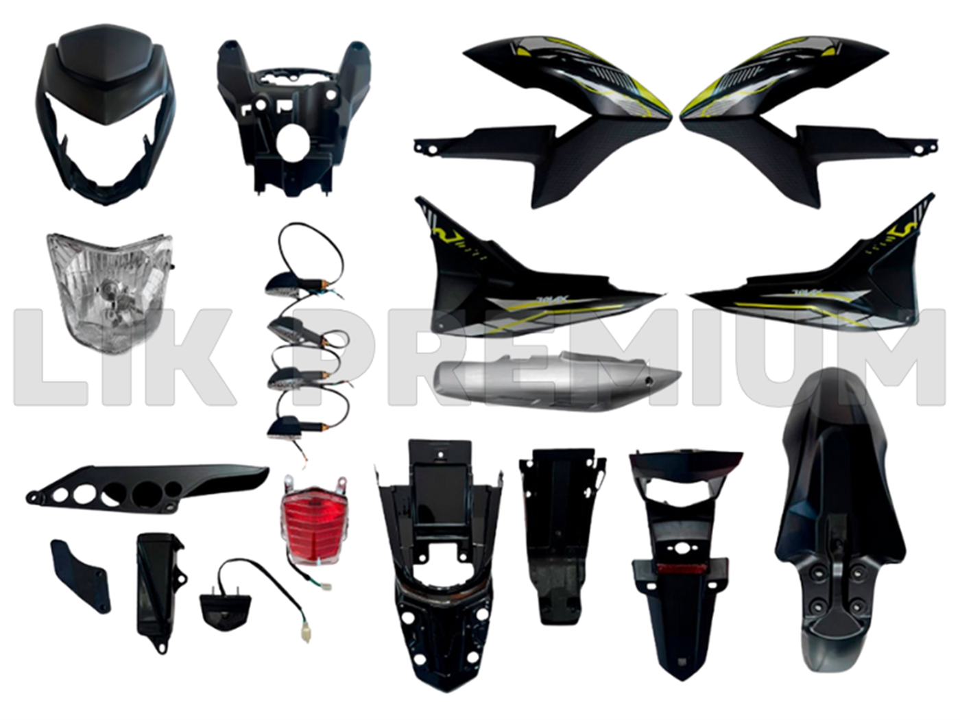 SET PLASTIQUERIA (C/FARO DEL,POST Y DIRECCIONAL)NEGRO