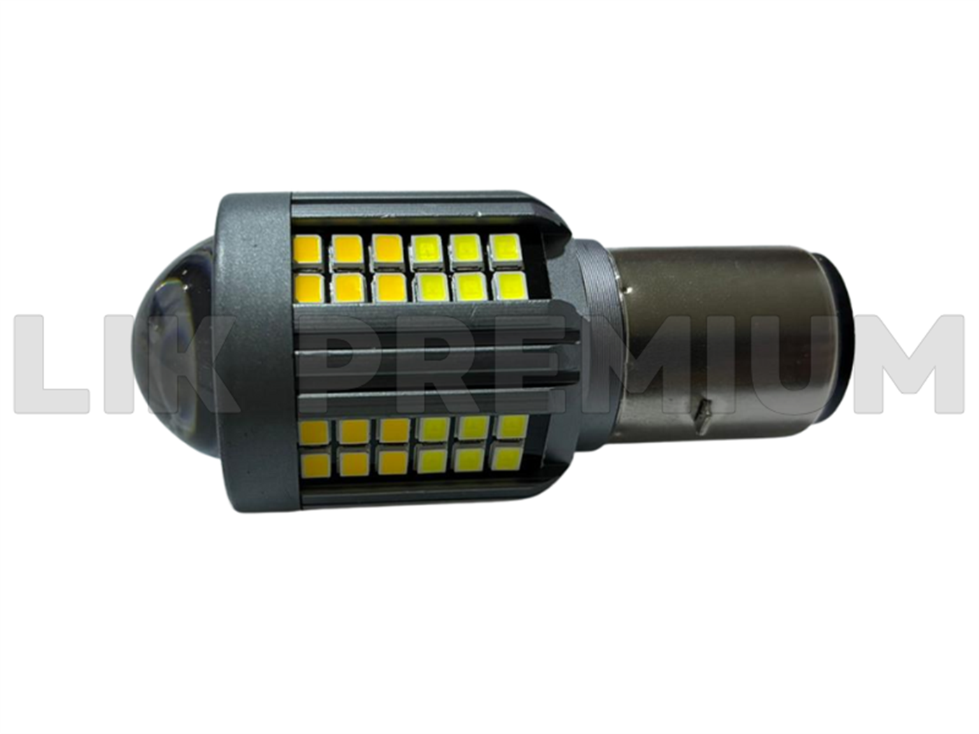 FOCO DELANT.LED C/LUPA AMBAR/BLANCO 60 MICROCHIP