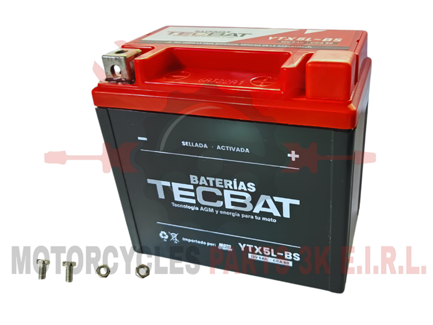 BATERIA YTX5L-BS SECA (12V.5AH)