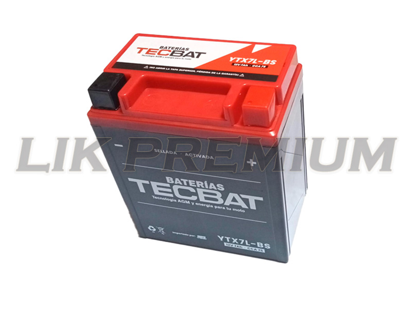 BATERIA YTX7L-BS SECA (12V.7AH)