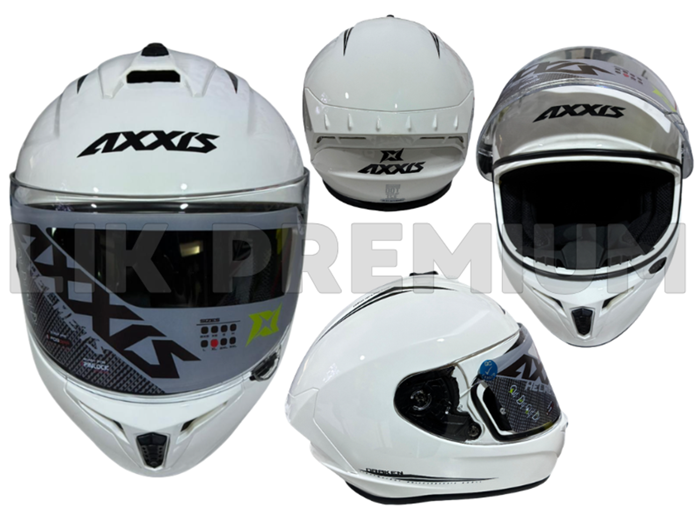 CASCO INTEGRAL AXXIS BLANCO