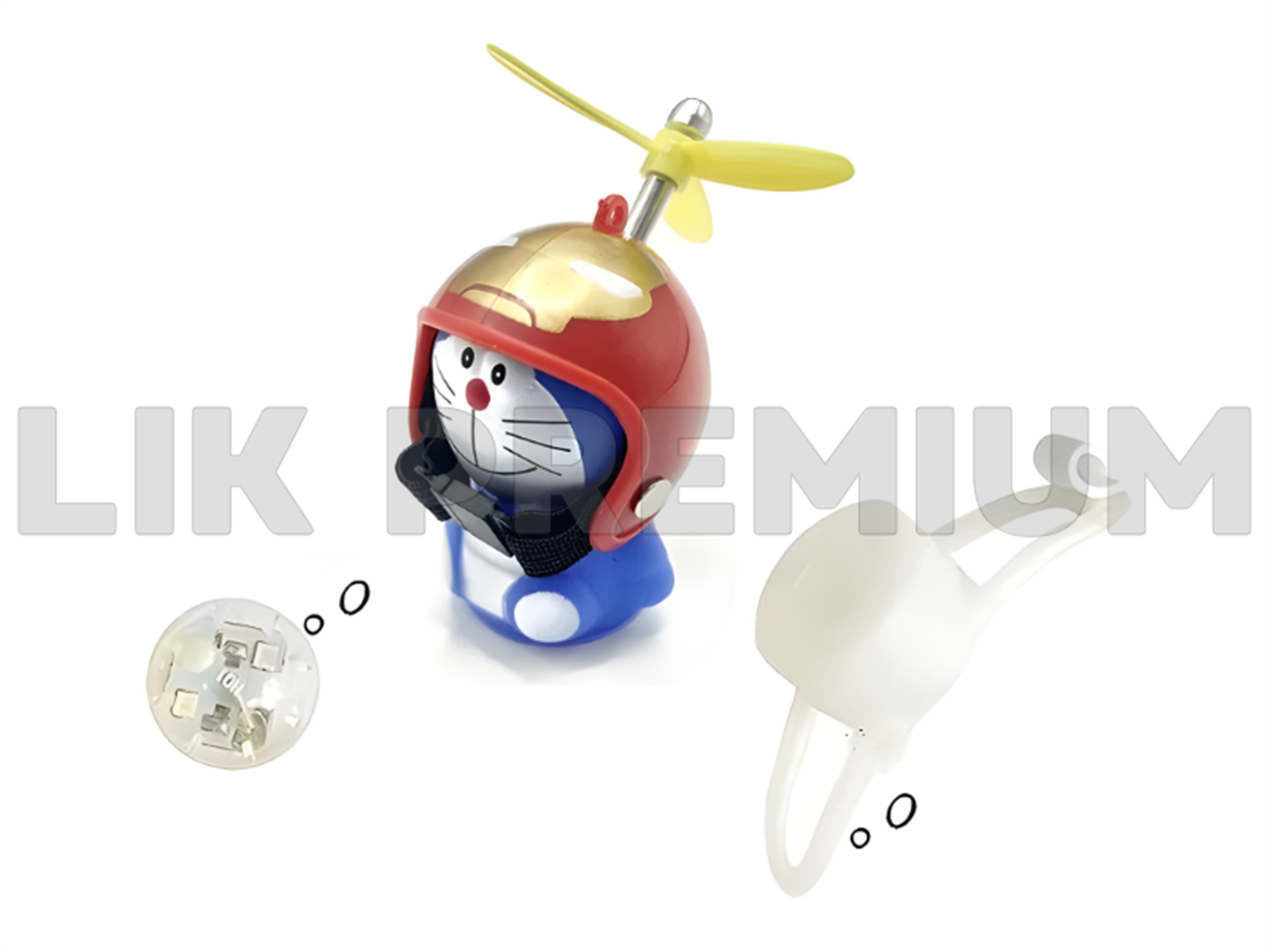 ADORNO DORAEMON C/CASCODE IRON MAN CON LED