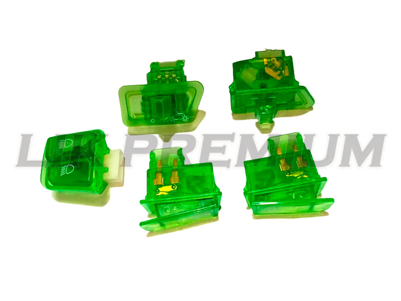 INTERRUPTOR S/CABLE (5 PCS) VERDE