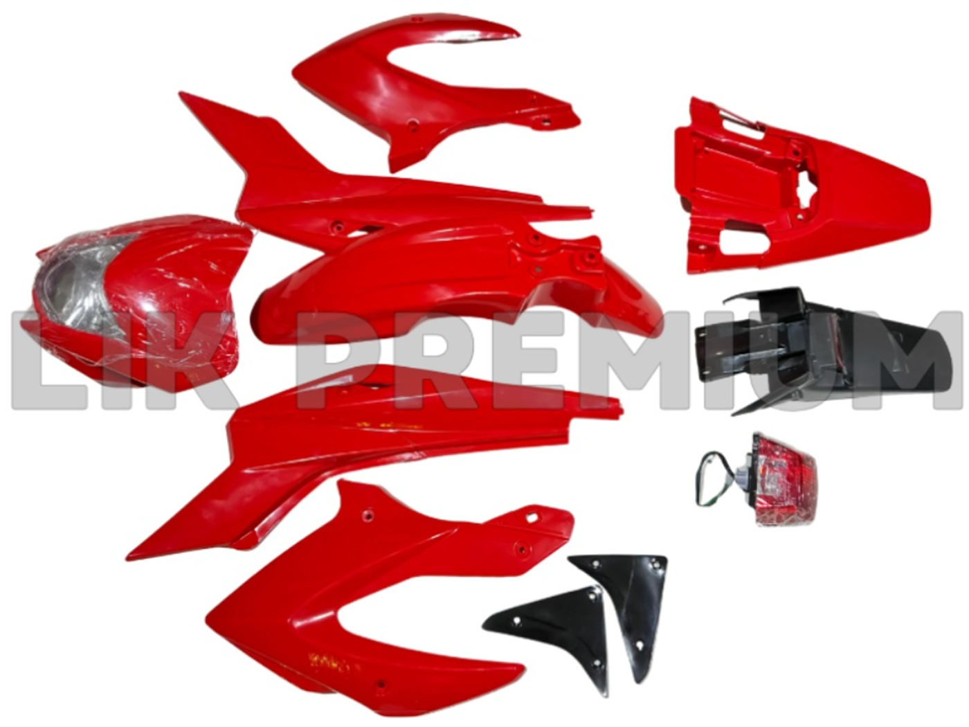 SET PLASTIQUERIA ROJO (13PZAS) S/STICKER