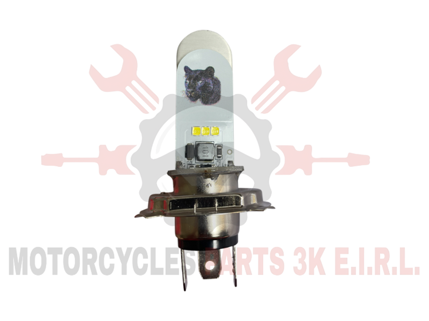 FOCO DEL. LED H4 6000K
