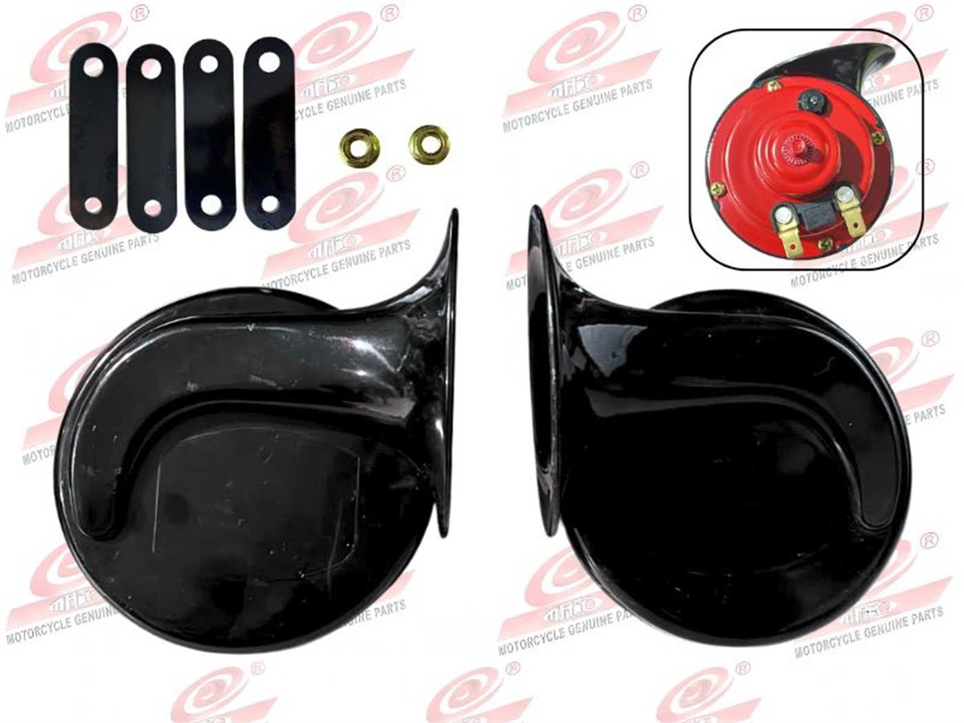 CLAXON CARACOL ROJO SETX2 