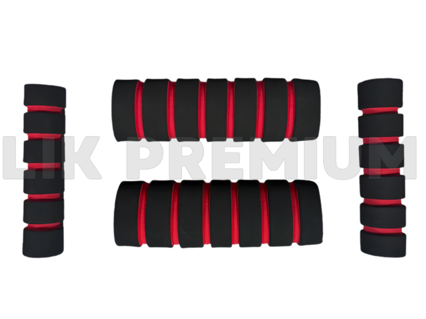 ESPONJA MANIGUETA + MANIJA  NEGRO/ROJO