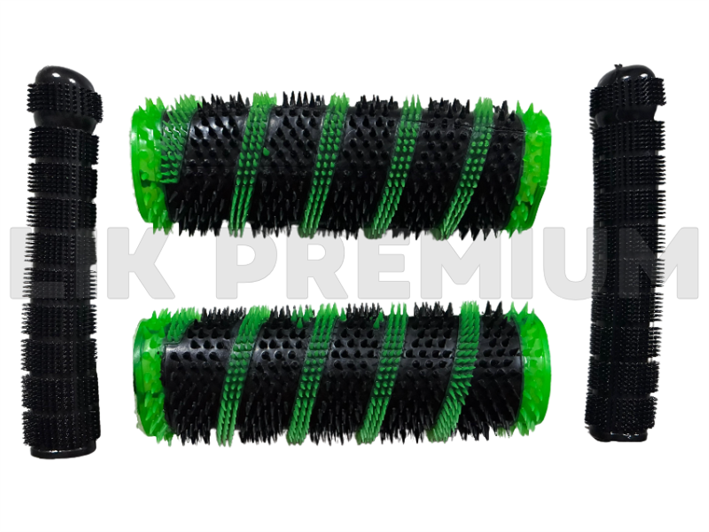 MANUBRIO JEBE C/PROTECTOR MANIJA NEGRO/VERDE