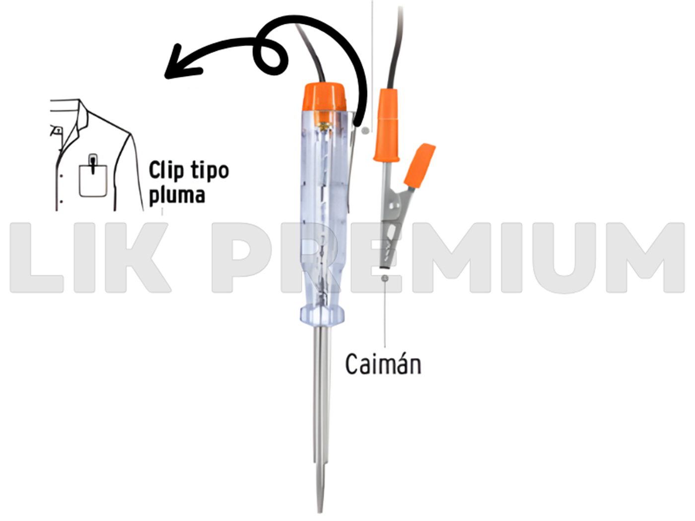 PROBADOR CORRIENTE DIRECTA 14CM 