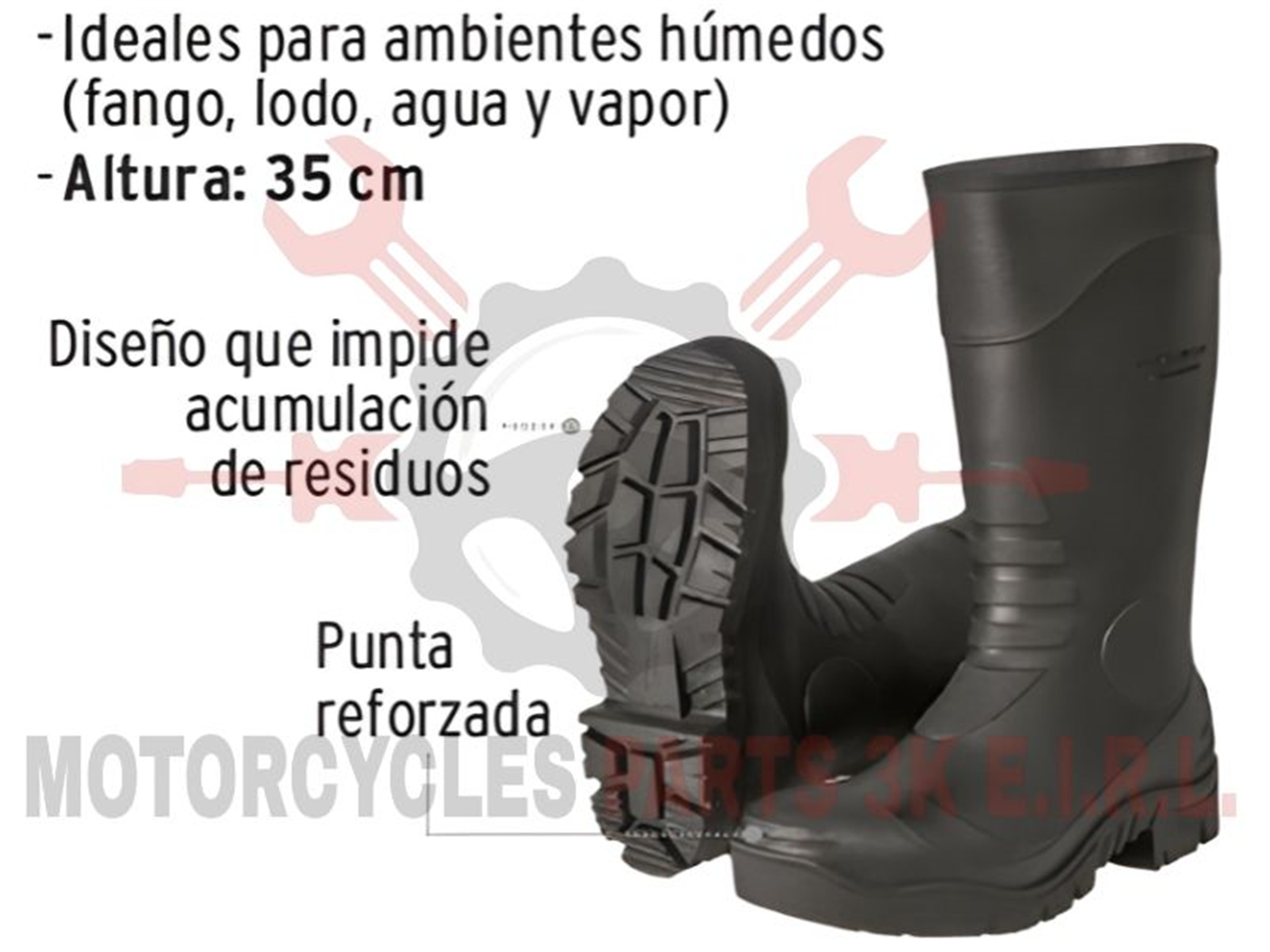 BOTAS PVC PARA LLUVIA T.42/43