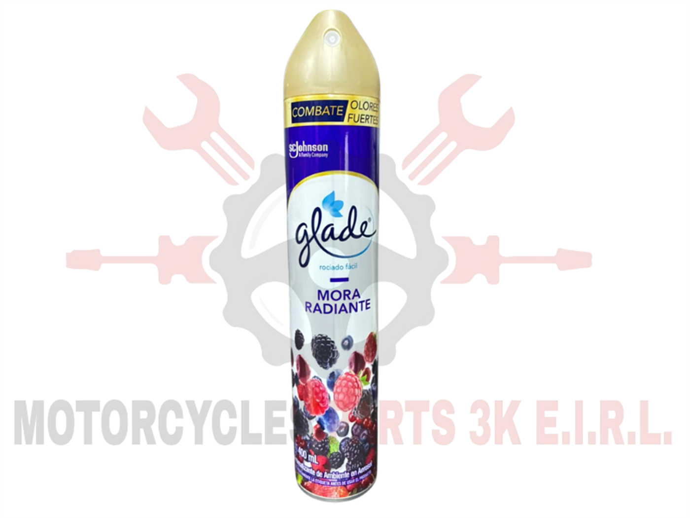 GLADE SPRAY MORA RADIANTE 400ML 329581 SCJ