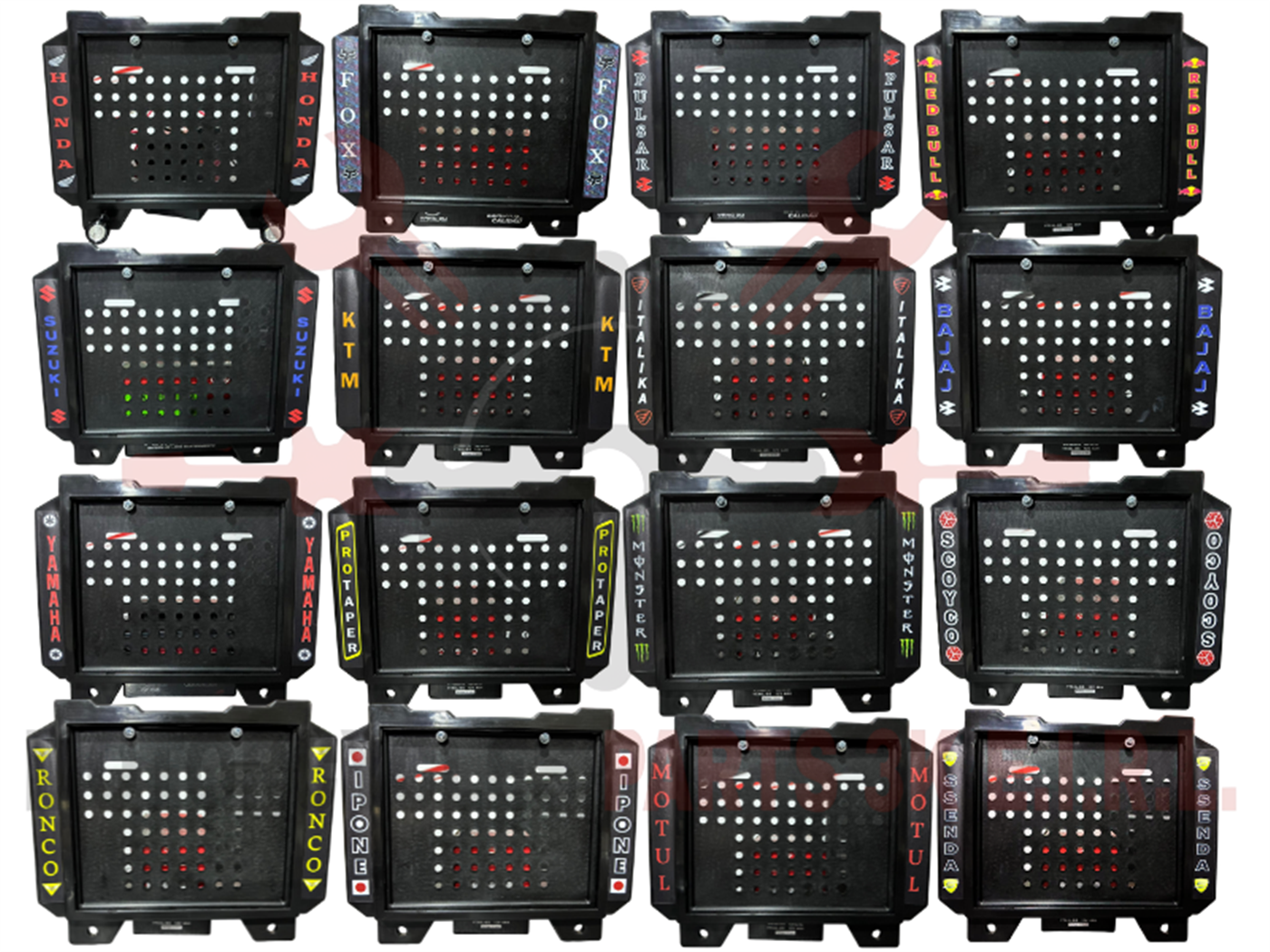 MARCO PLACA MODERNA C/STICKERS VARIADOS