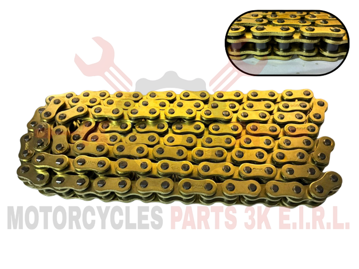 CADENA 520H 126L C/O-RING PREMIUM DORADO