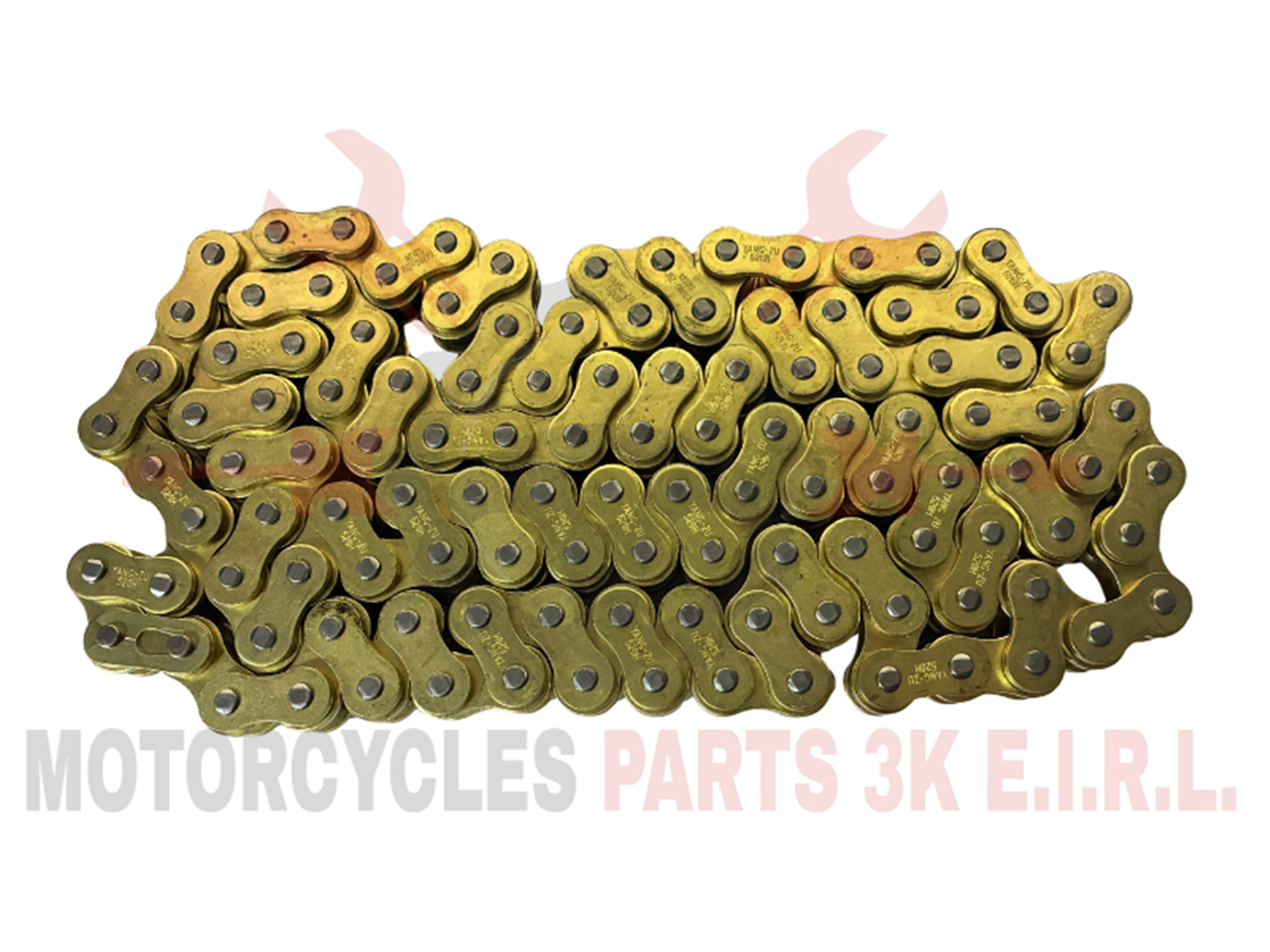 CADENA 520H 120L REFORZADO DORADO (YZ)