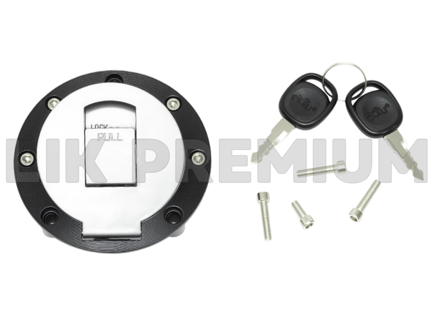 TAPA TANQUE PLANO HEXAGONAL NEGRO