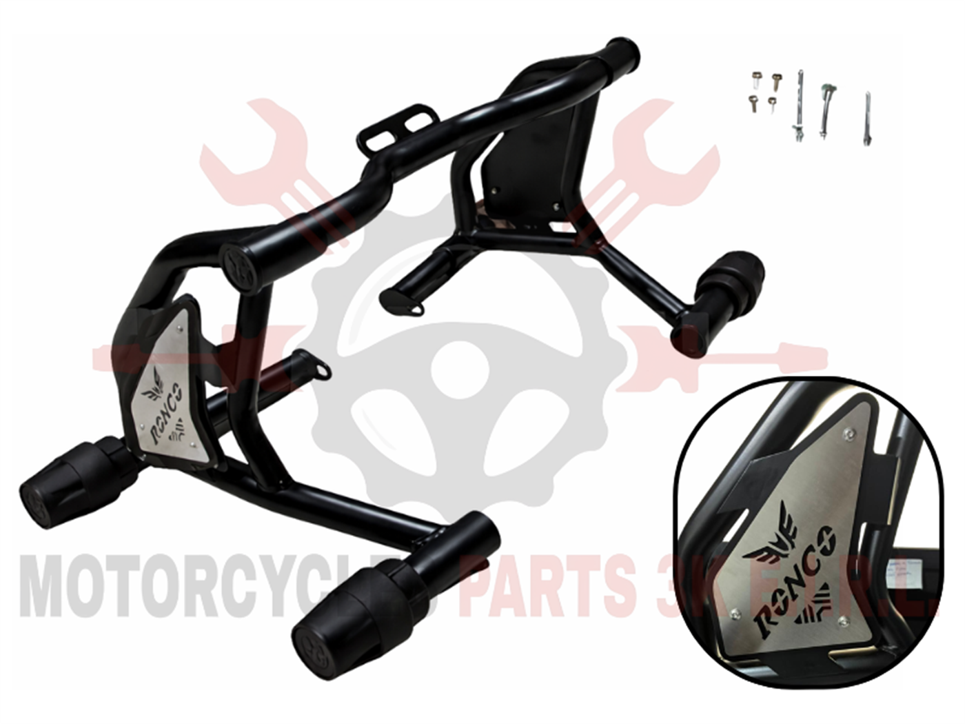 PROTECTOR PIERNA (SLYDER) DOBLE TOPE REGULABLE NEGRO T/NEGRO D/LUJO (SUN-010)