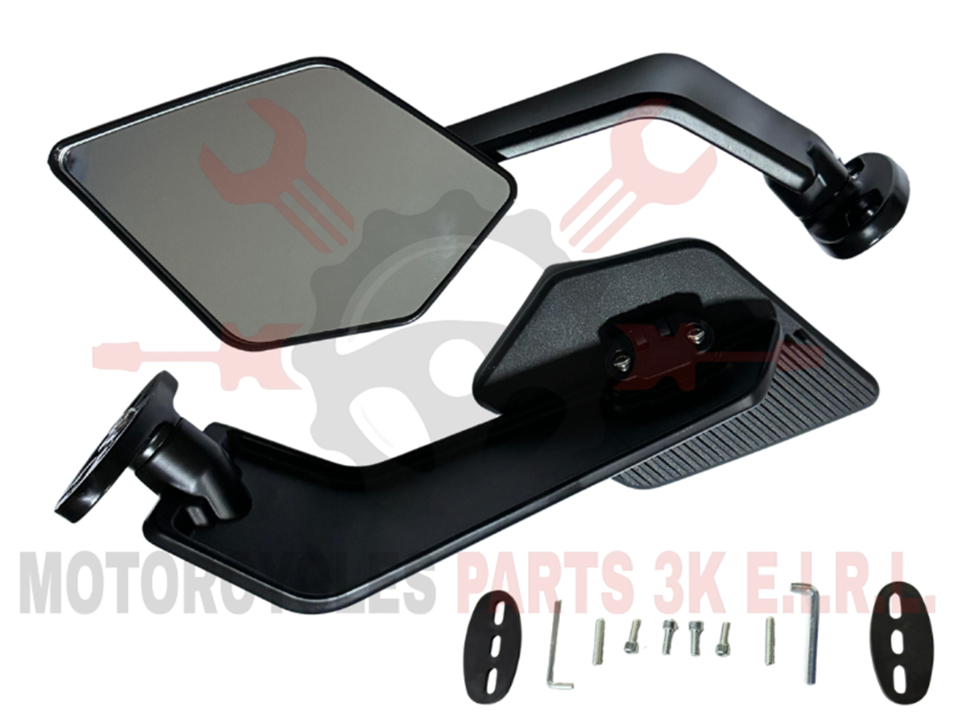 ESPEJO DEPORTIVO RACING NEGRO