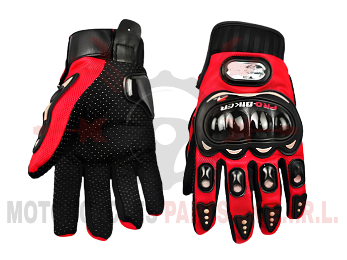 GUANTES FOX NEGRO/ROJO XL