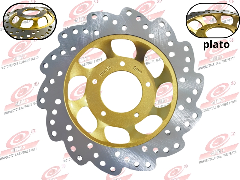 DISCO FRENO DELANTERO (5H)(4MM)(58/220MM)(O/O46MM)
