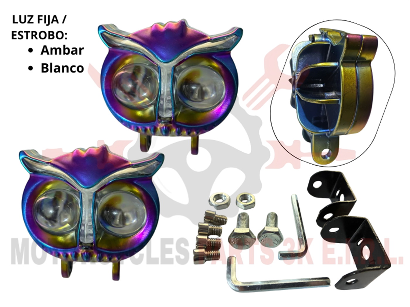 FARO LED EXPLORADORA BUHO M1 MULTICOLOR RGB 100% TORNASOL