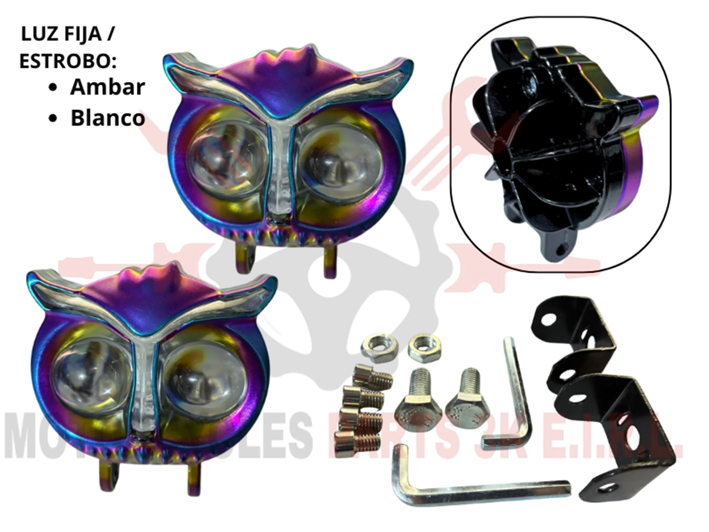 FARO LED EXPLORADORA BUHO M1 MULTICOLOR RGB 50% TORNASOL