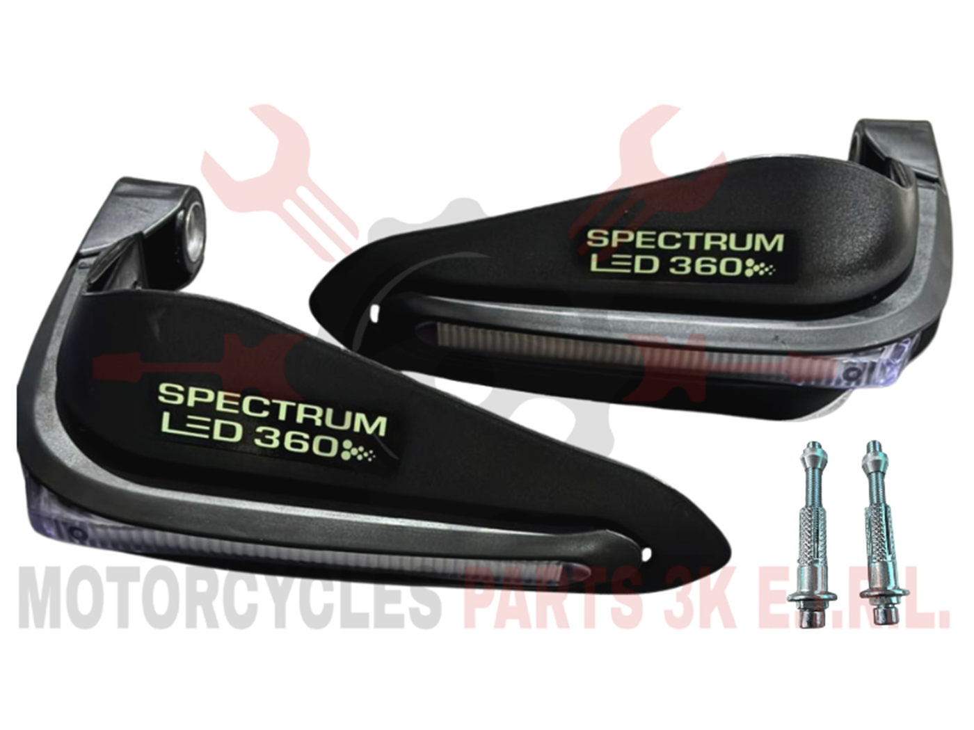 MANOPLA LED NEGRO C/STIKER
