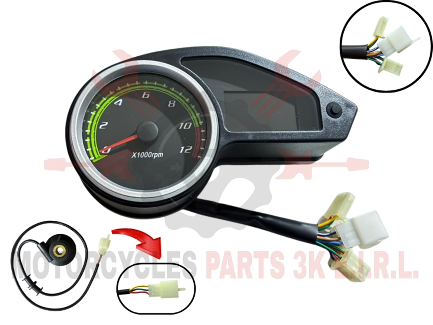 TABLERO DIGITAL C/SENSOR DE VELOCIDAD (12MM) L.80CM