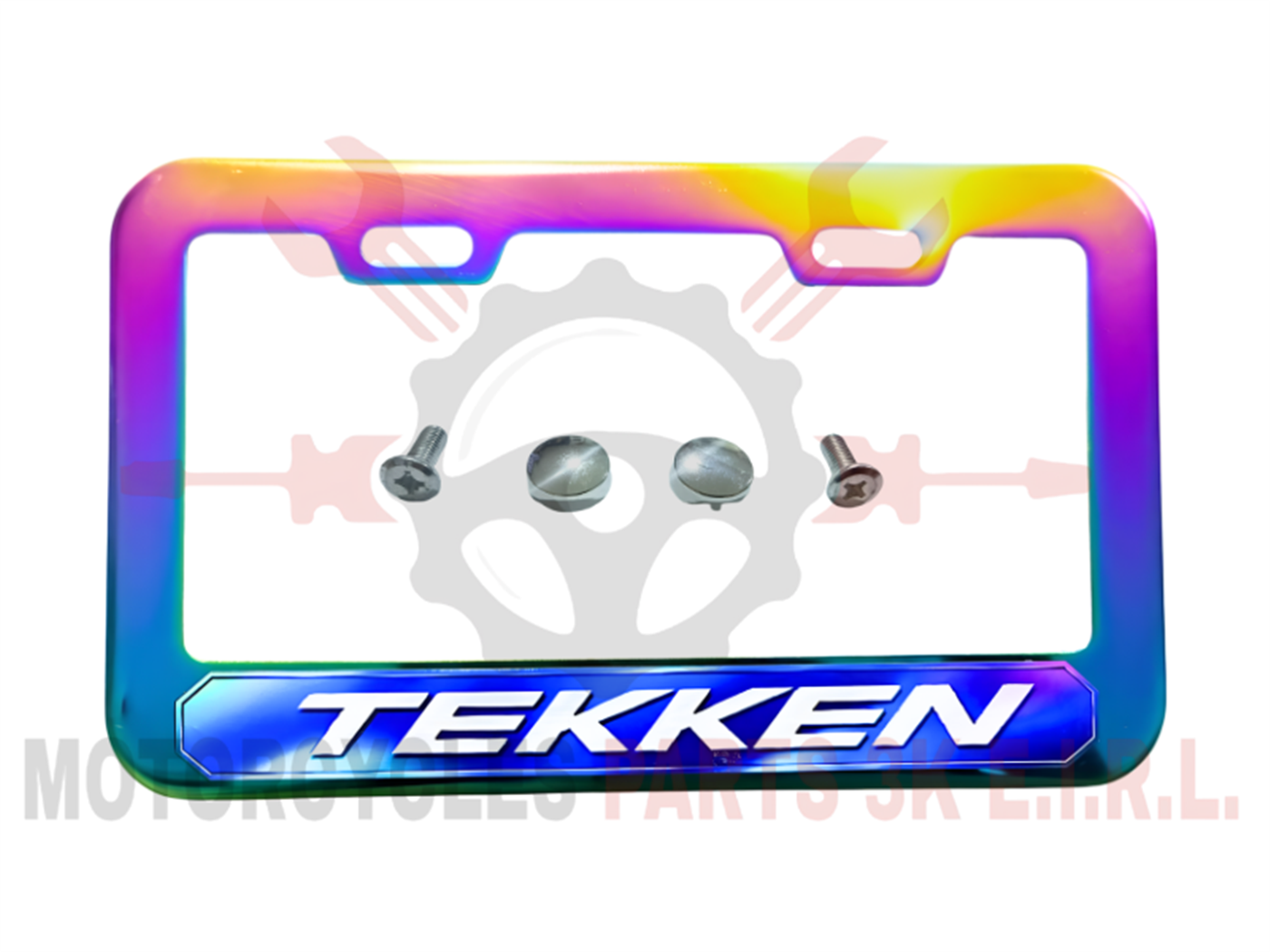 MARCO PLACA METAL TORNASOL TEKKEN