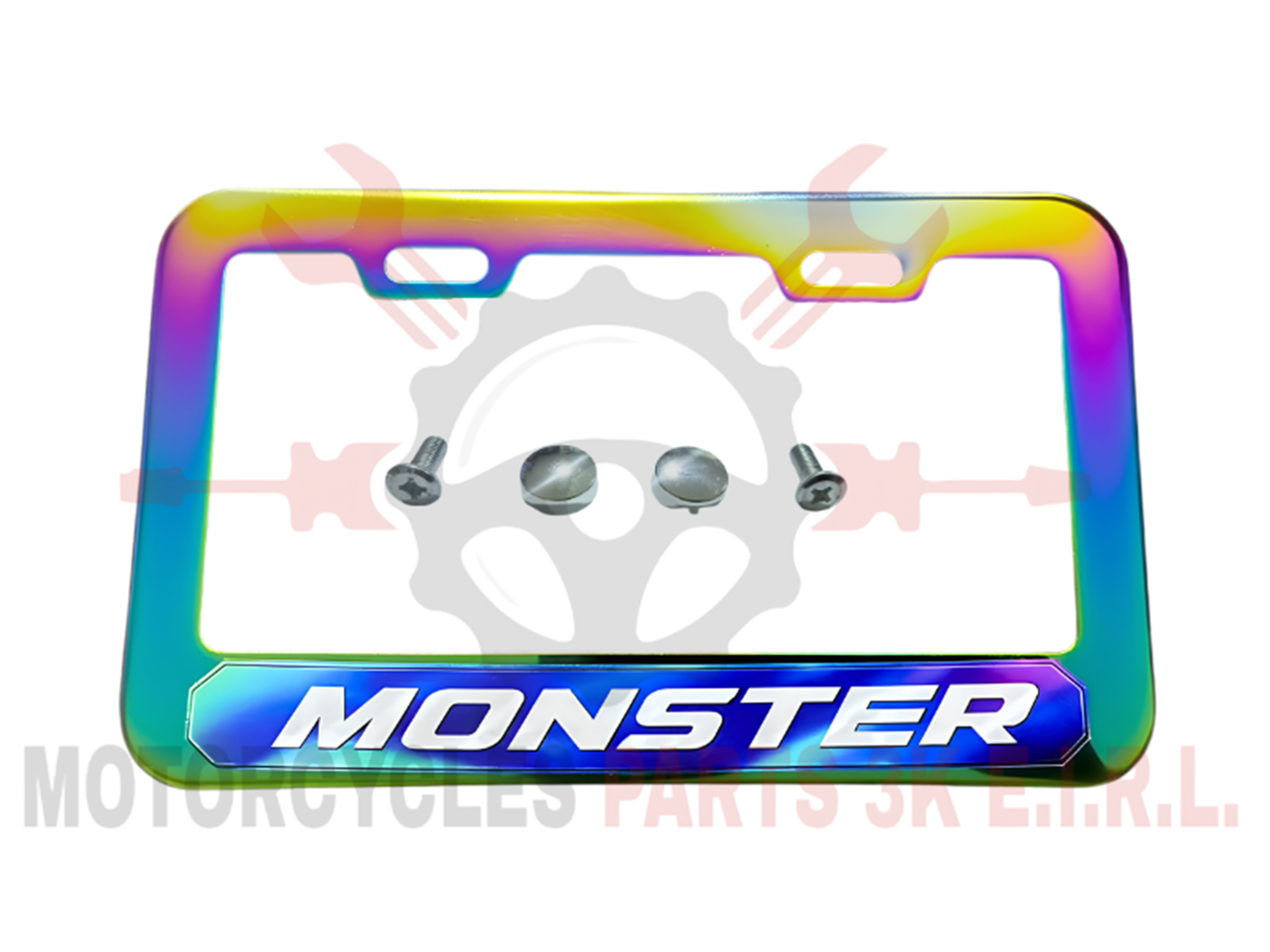 MARCO PLACA METAL TORNASOL MONSTER