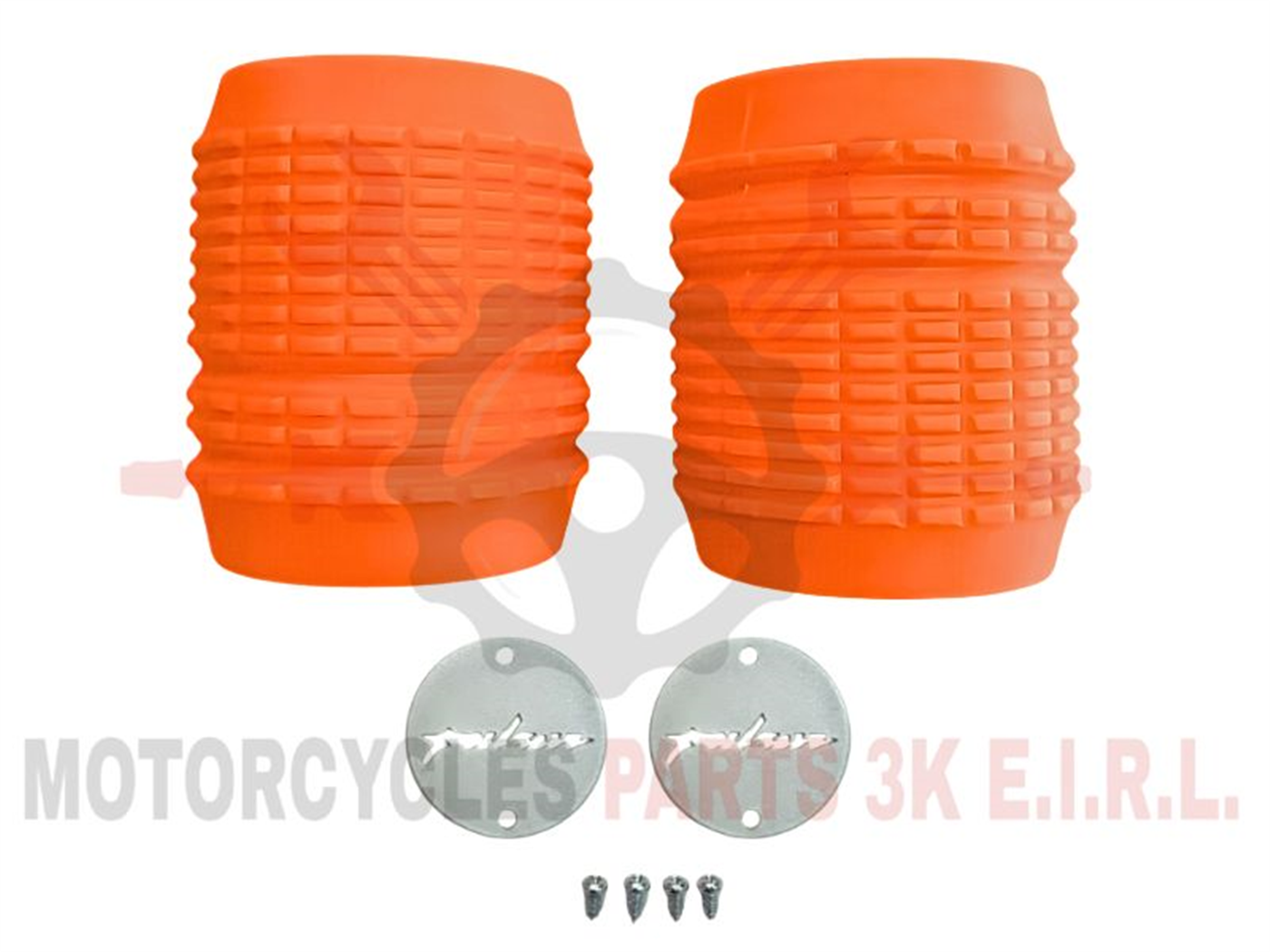 TOPE PARA SLYDER NARANJA C/TAPA DE METAL 