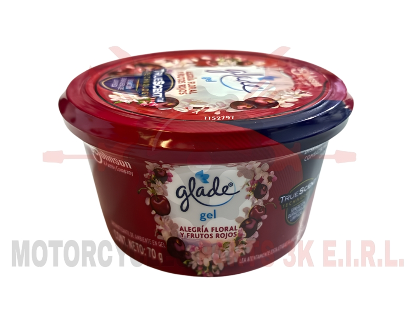 GLADE GEL FRUTOS ROJOS 70G 344522