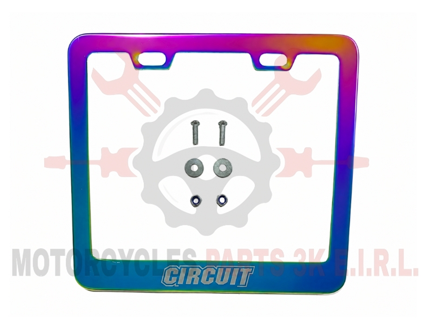 MARCO PLACA METAL TORNASOL MODERNA CIRCUIT