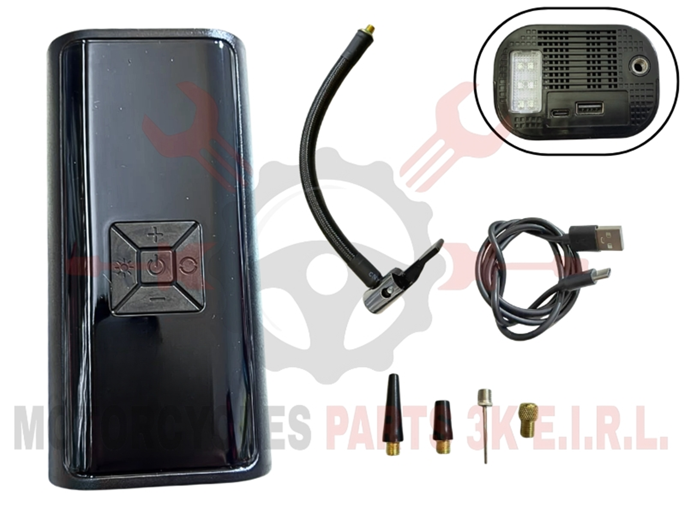 INFLADOR P/LLANTA C/USB MOD.1