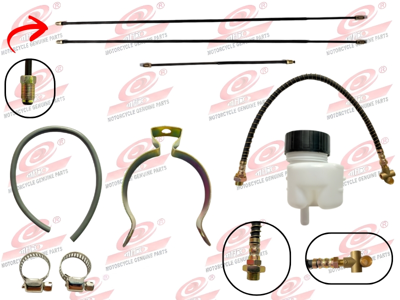 SET DE CAÑERIA HIDRAULICA CORONA 100CM, 80CM, 40CM MTF CH
