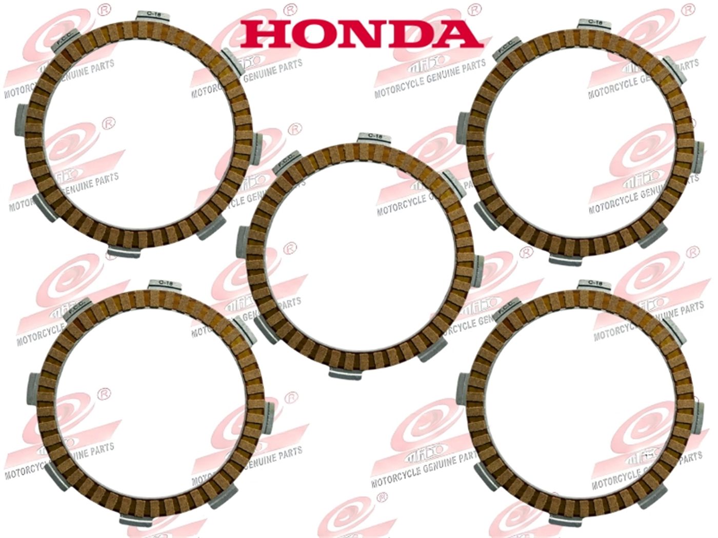 DISCO EMBRAGUE 5PZS (HND)